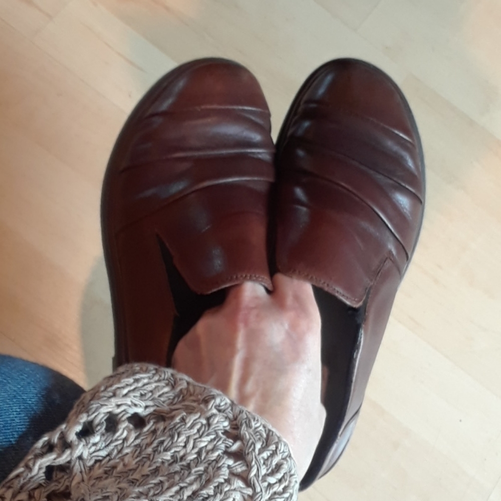 Rieker leather antistress loafers. Co…